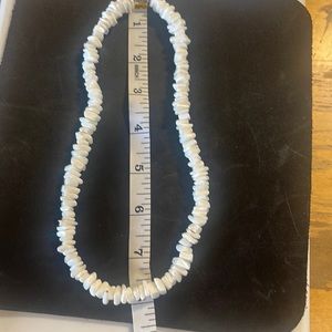White Puka Shell Necklace, Unisex